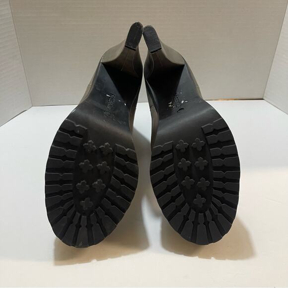 Rosegold Grey heeled boots size 9 - Picture 4 of 11